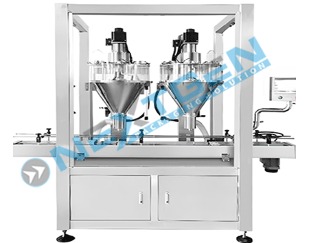 automatic powder bottle filling machine