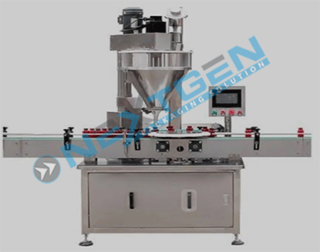 powder bottle filling machine